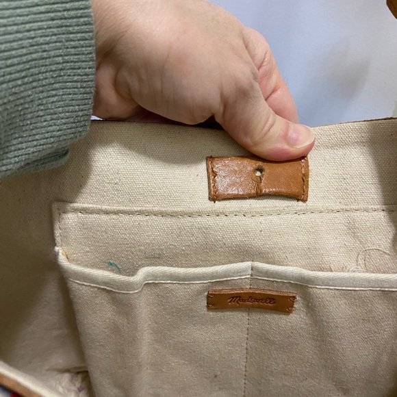 Madewell Tan Crossbody Bag with Tassel Accents - Picture 2 of 3